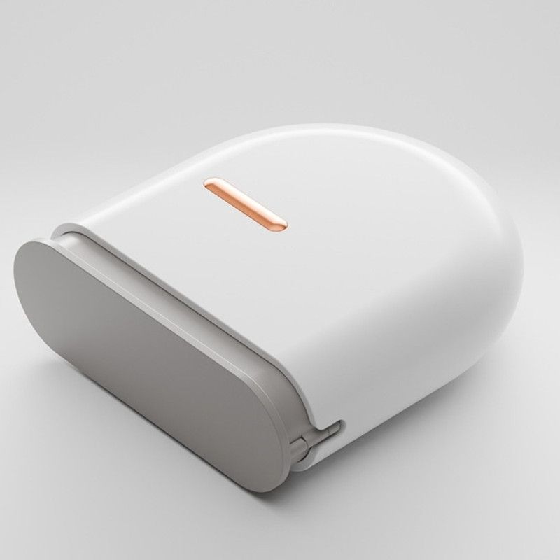 Portable Ventilated Retainer Case, Orthodontic Invisible Braces & Denture Storage Box With Tool Compartment—White - Image 1