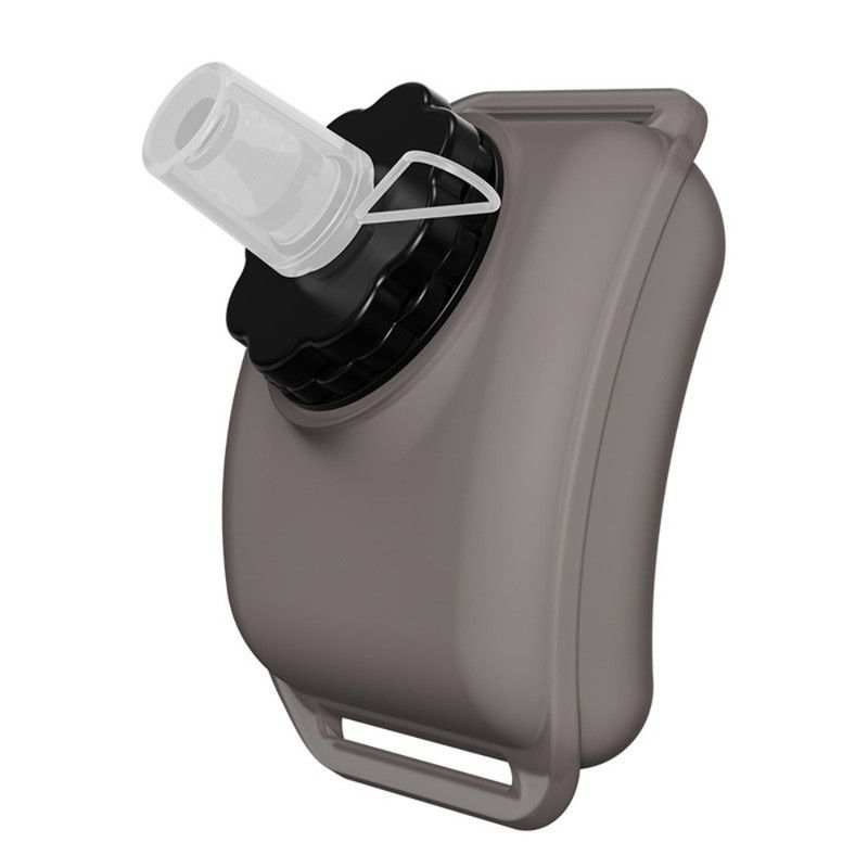 Silicone Wrist-Worn Sports Water Bottle, 200ml Portable Soft Water Cup for Cycling, Running, and Hiking—Black - Image 1