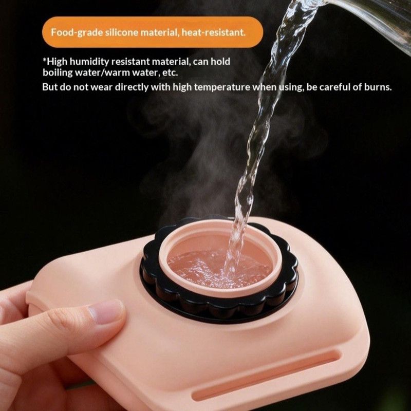 Silicone Wrist-Worn Sports Water Bottle, 200ml Portable Soft Water Cup for Cycling, Running, and Hiking—Pink - Image 4