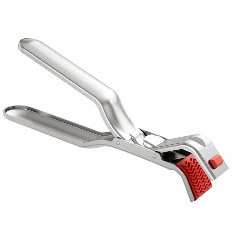 Stainless Steel Anti-scald Dish Clip, Multi-functional Heat Resistant Bowl Plate Gripper For Oven & Steaming - Image 1