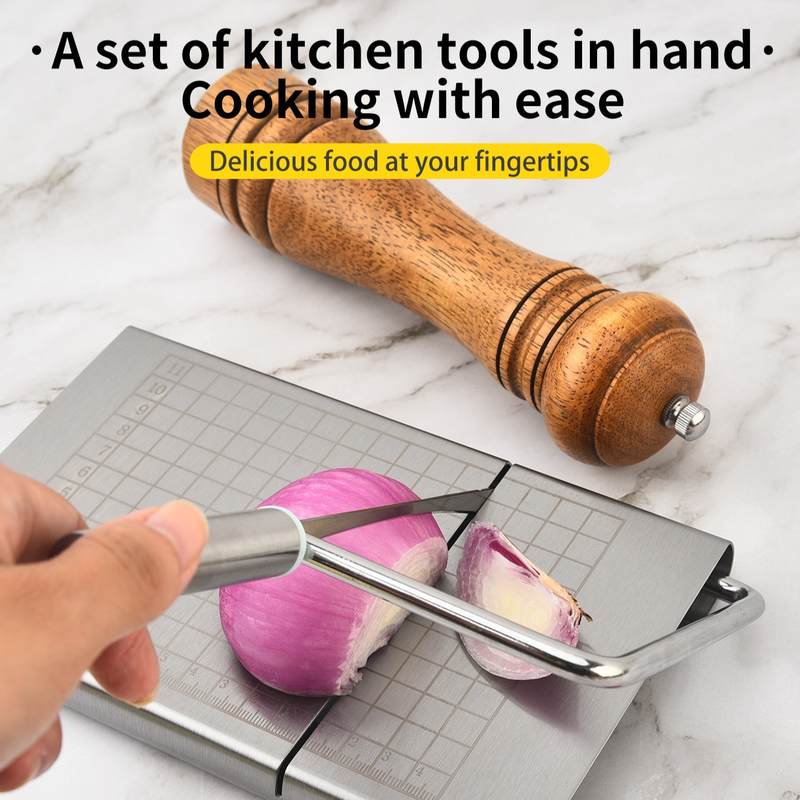 Stainless Steel Cheese Slicer, Kitchen Cutter For Butter Lunch Meat Fruit Baking Tool - Image 2