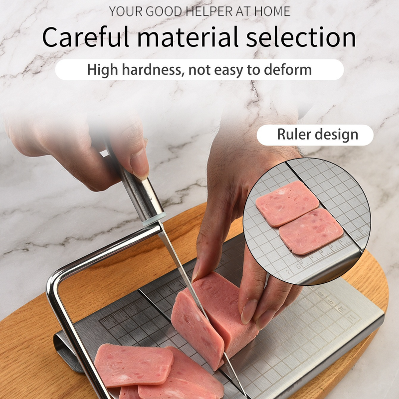Stainless Steel Cheese Slicer, Kitchen Cutter For Butter Lunch Meat Fruit Baking Tool - Image 3