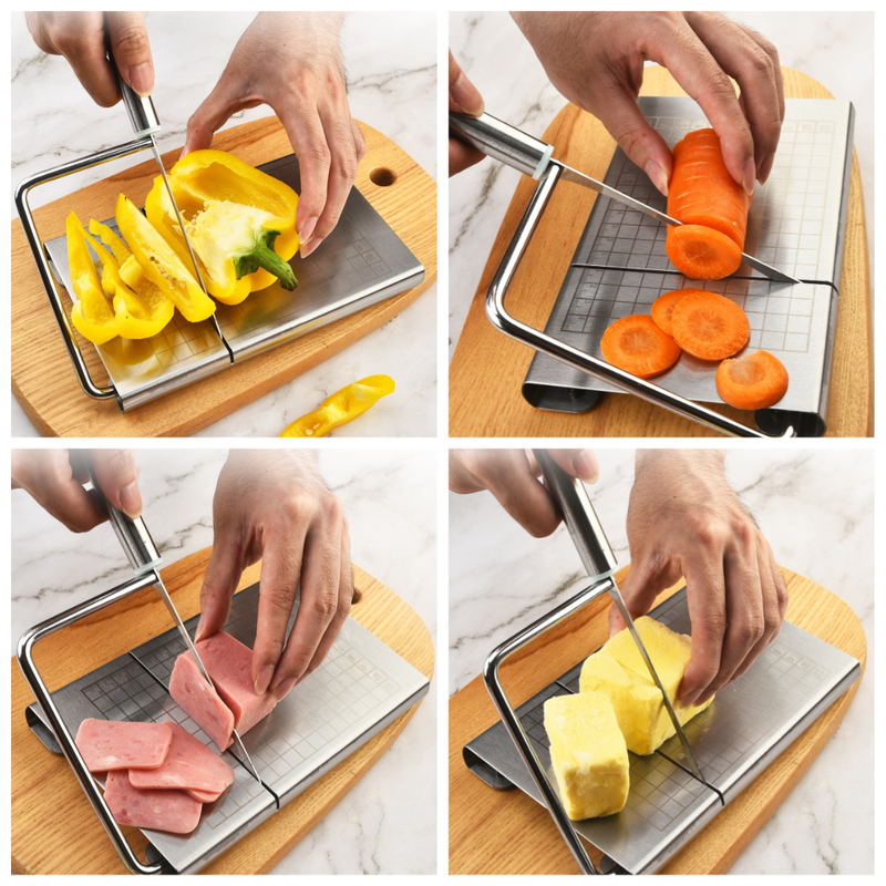 Stainless Steel Cheese Slicer, Kitchen Cutter For Butter Lunch Meat Fruit Baking Tool - Image 6