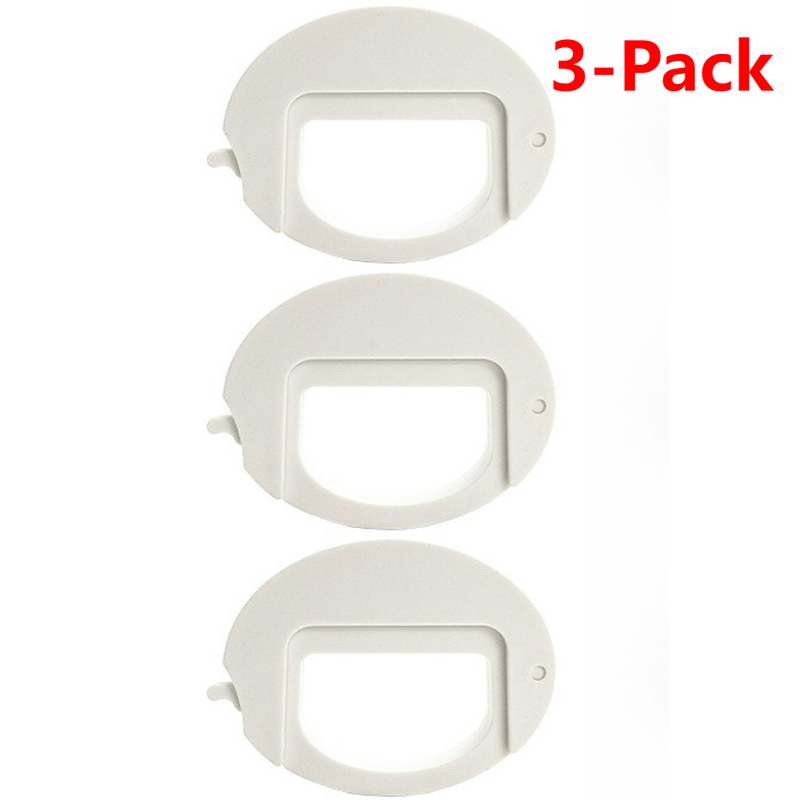 Magnetic Food Sealing Clip 3-Pack, Multi-Purpose Snack Moisture-Proof Bag Clips for Home Storage—White - Image 1