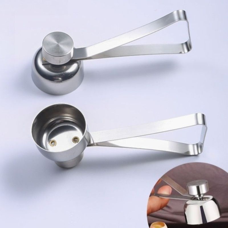 Food Grade Stainless Steel Egg Cutter, Manual Egg Shell Opener For Raw Egg Glutinous Rice Egg, Separator Tool - Image 5
