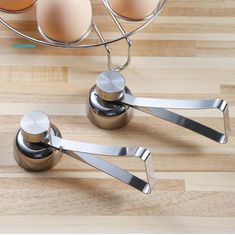 Food Grade Stainless Steel Egg Cutter, Manual Egg Shell Opener For Raw Egg Glutinous Rice Egg, Separator Tool - Image 6