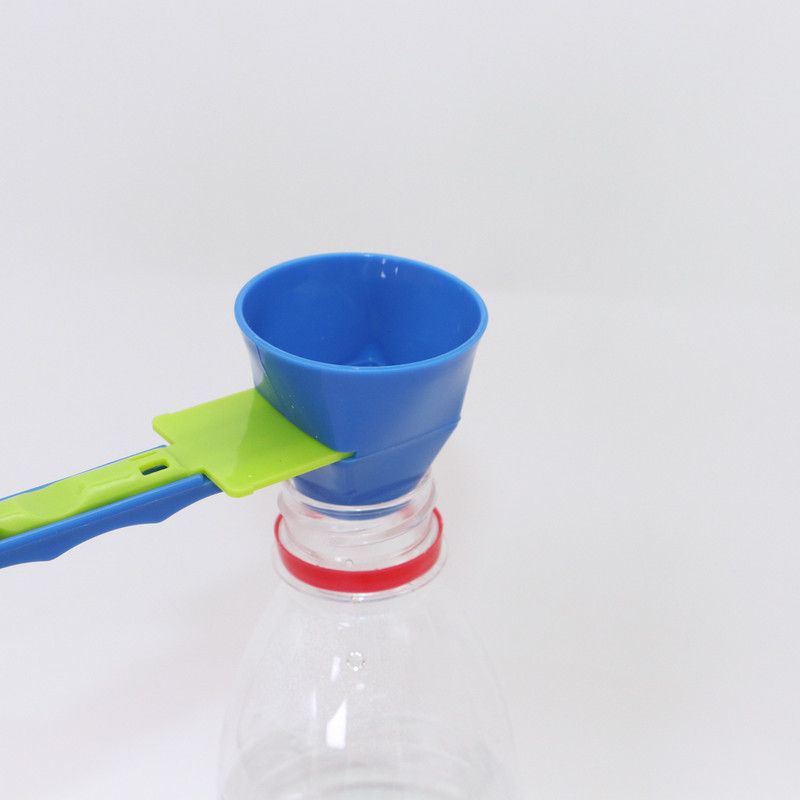 Leak-proof coffee scoop,Sliding coffee funnel,Coffee scoop with measurements,Coffee bar tool,1pc,green - Image 3