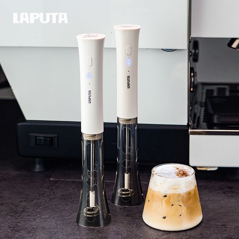 Rechargeable Electric Milk Frother Handheld, 3 Speed Milk Foam Maker for Latte Cappuccino, Portable Coffee Whisk with Protective Storage Cover - Image 4