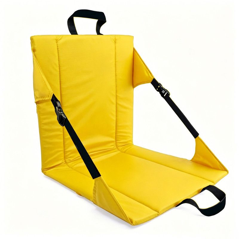Outdoor Thickened Anti-Dirty Cushion – Moisture-Proof Seat Pad for Camping, Concerts and Outdoors – Yellow - Image 1