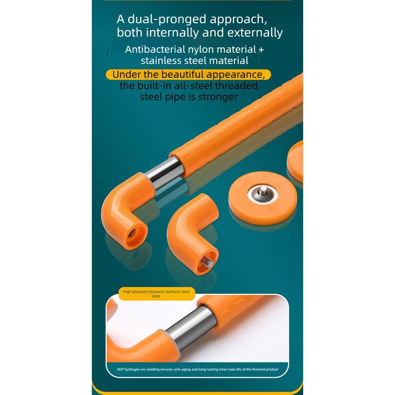 50cm Non Slip Bathroom Grab Bar Safety Handrail for Elderly Shower Toilet Wall Mount Support Handle Anti Fall - Image 2