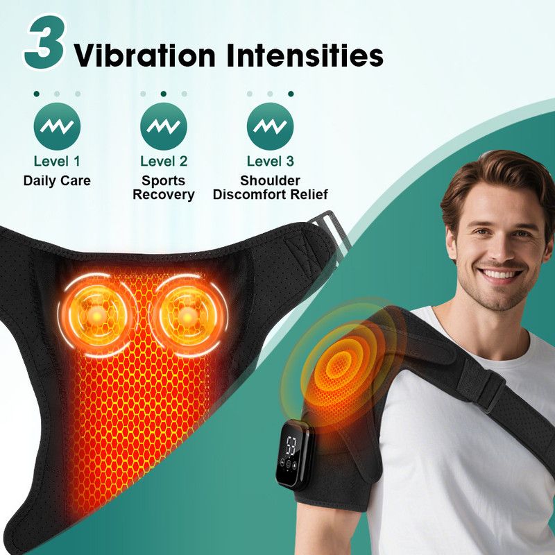 Electric Heating Massage Therapy Device for Knees and Shoulders - Image 2