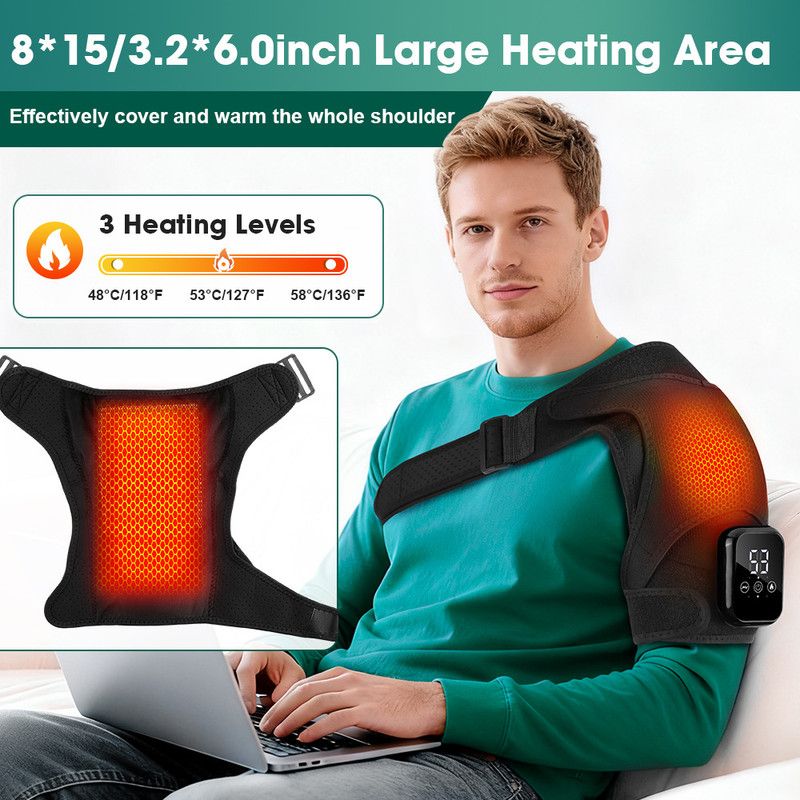 Electric Heating Massage Therapy Device for Knees and Shoulders - Image 3