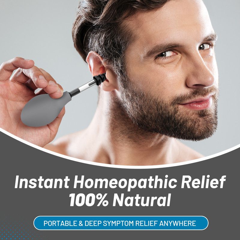 Ear Pressure Relief Tool Handheld Ear Pressure Reducer for Head Tension Discomfort Relief-gray - Image 2