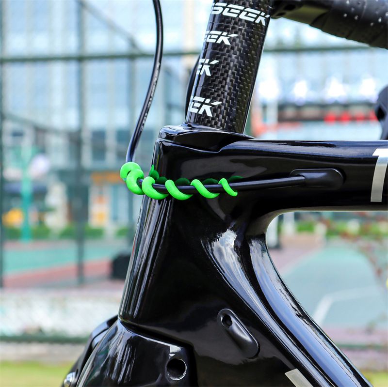 Bicycle Brake Shift Cable Housing Spiral Wound Bike Gear Brake Outer Tube Replacement Accessory-green - Image 3