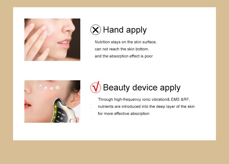 <p>EMS Microcurrent Facial Device with RF Radio Frequency, 5 Light Therapy, Thermal Heating & Ionic Vibration Massage, Electric Gua Sha for Face, Chin, Arm & Leg, Anti-Aging Skin Tightening & Body Sculpting Tool, Quiet Skincare Massager</p> - Image 8