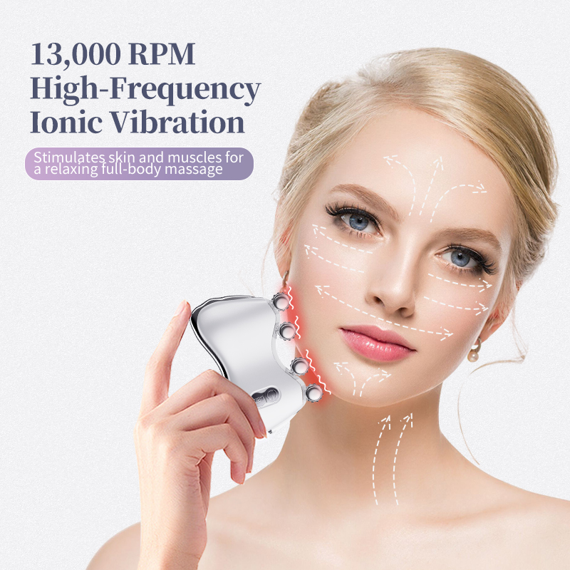 3D roller facial massager that combines massage, gua sha, and beauty treatments. Designed for facial lifting, skin firming, and anti-wrinkle. - Image 2