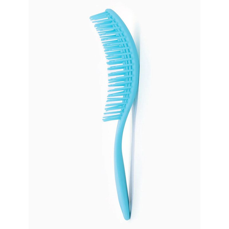 1PC Elliptical Hollow Detangling Brush – Anti-Pull, Hair-Friendly, Wide-Tooth Comb – Fluffing Tool for Long Hair & Curly Hair – Portable Comb with Hanging Hole - Image 3