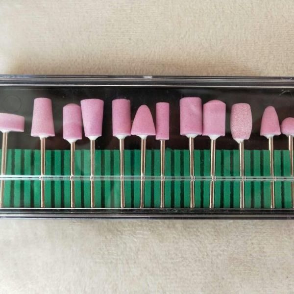 Nail Quartz Drill Bits – Polishing and Grinding Head Set, 12-Piece Pack - Image 1