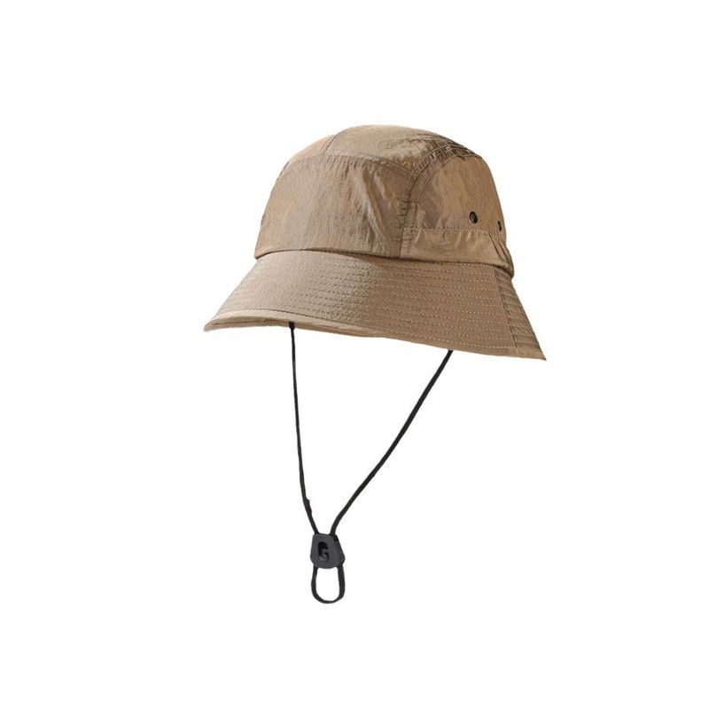 Unisex Quick-Dry Waterproof Bucket Hat – Outdoor Sun Protection Visor Hat – Khaki - Image 1