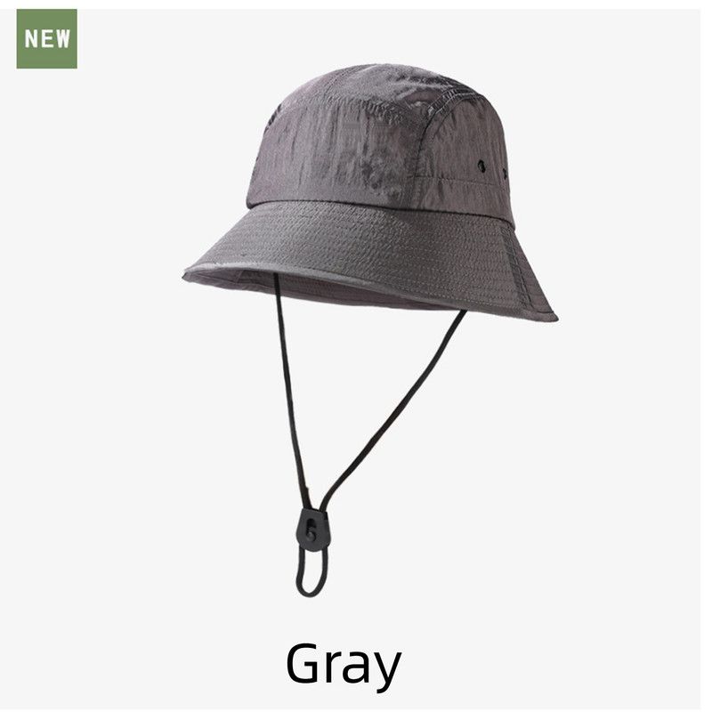 Unisex Quick-Dry Waterproof Bucket Hat – Outdoor Sun Protection Visor Hat – Gray - Image 1
