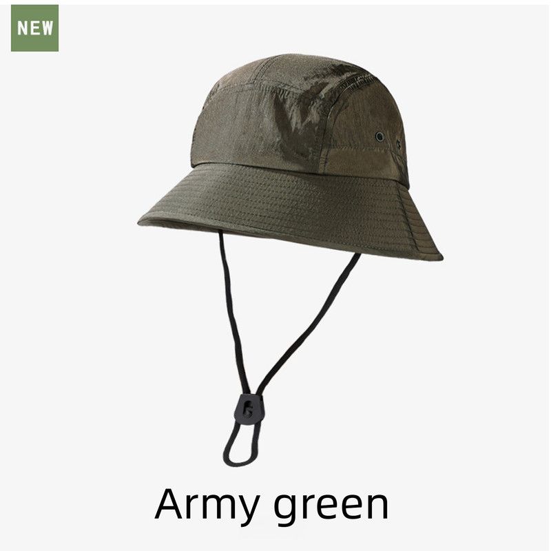 Unisex Quick-Dry Waterproof Bucket Hat – Outdoor Sun Protection Hat for Men & Women – Army Green - Image 1