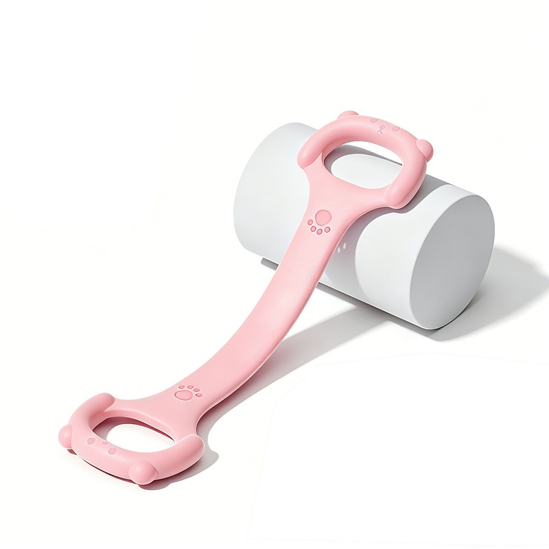 Resistance Band - 40 lbs - High-Elasticity, Break-Resistant - Home-Use Shoulder and Back Workout Tool - One-Piece Construction - Yoga Stretch Band - Back Training Tool - Back Shaping - Portable Fitness Equipment - Pink - 1 Piece - Image 1