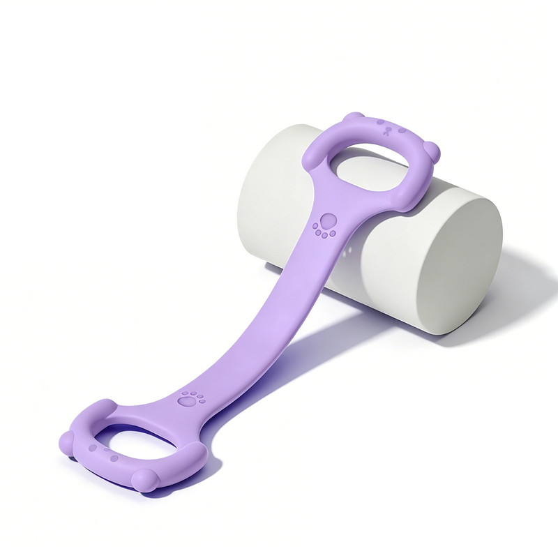 Resistance Band - 40 lbs - High-Elasticity, Break-Resistant - Home Shoulder and Back Shaper - One-Piece Construction - Yoga Stretch Band - Back Training Tool - Back Shaping - Portable Fitness Equipment - Purple - 1 Piece - Image 1