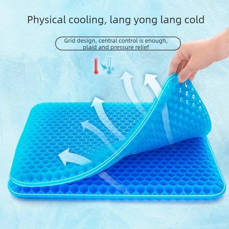 Honeycomb Gel Seat Cushion Breathable Pressure Relief Cooling Pad, Orthopedic Support Seat Mat for Car Office Chair Long Sitting - Image 5