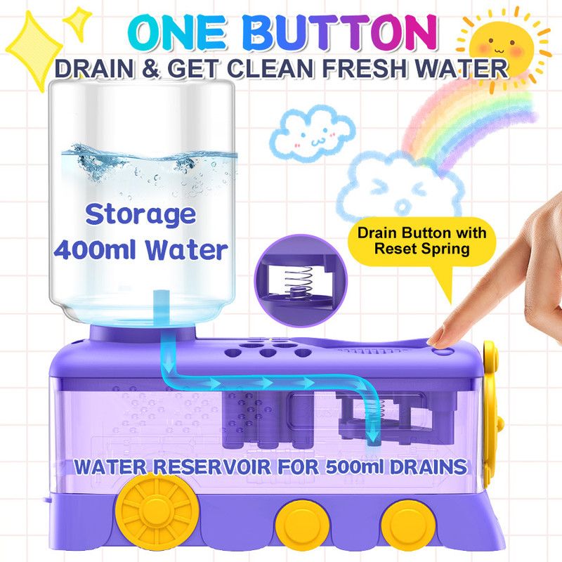 Automatic Water Change Brush Cleaner Cup - Image 2