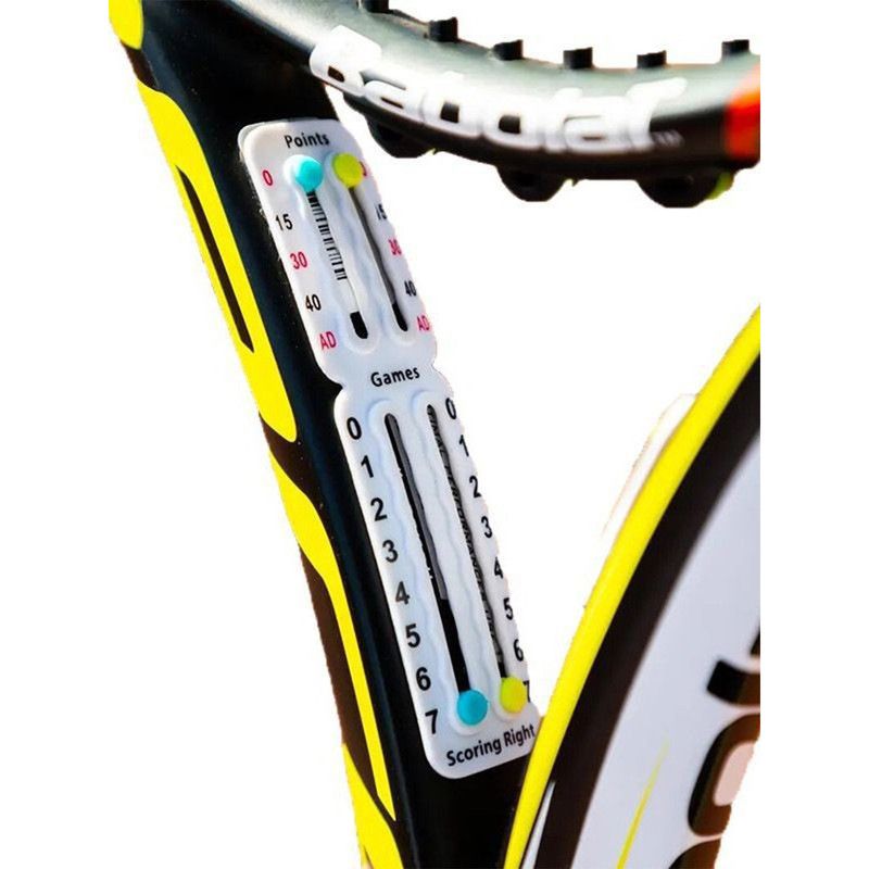 Portable Tennis Score Keeper Slide Score Counter for Tennis Game Match Scoring Record-white - Image 4
