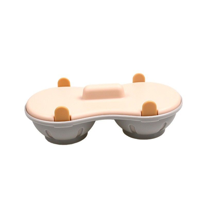 Microwave Egg Poacher – Egg Steamer Cooking Tool – Orange - Image 1
