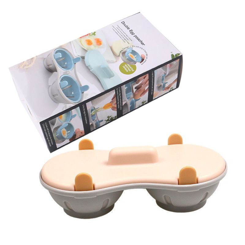 Microwave Egg Poacher – Egg Steamer Cooking Tool – Orange - Image 2