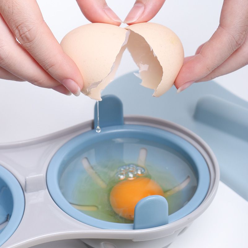 Microwave Egg Poacher – Egg Steamer Cooking Tool – Orange - Image 4