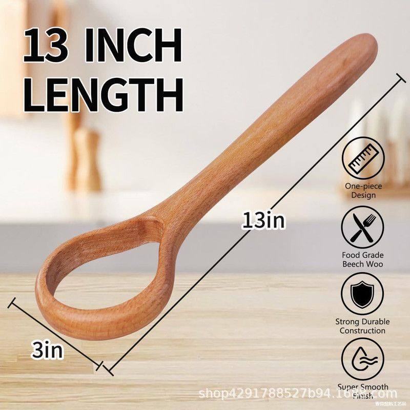 Wooden Dough Mixer – Bread Mixing Stick - Image 1