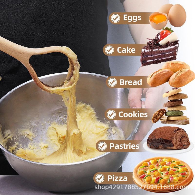 Wooden Dough Mixer – Bread Mixing Stick - Image 4