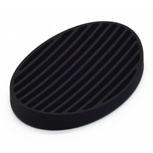 Silicone Soap Saver Pad – Non-Slip Silicone Soap Holder Tray – Black - Image 1