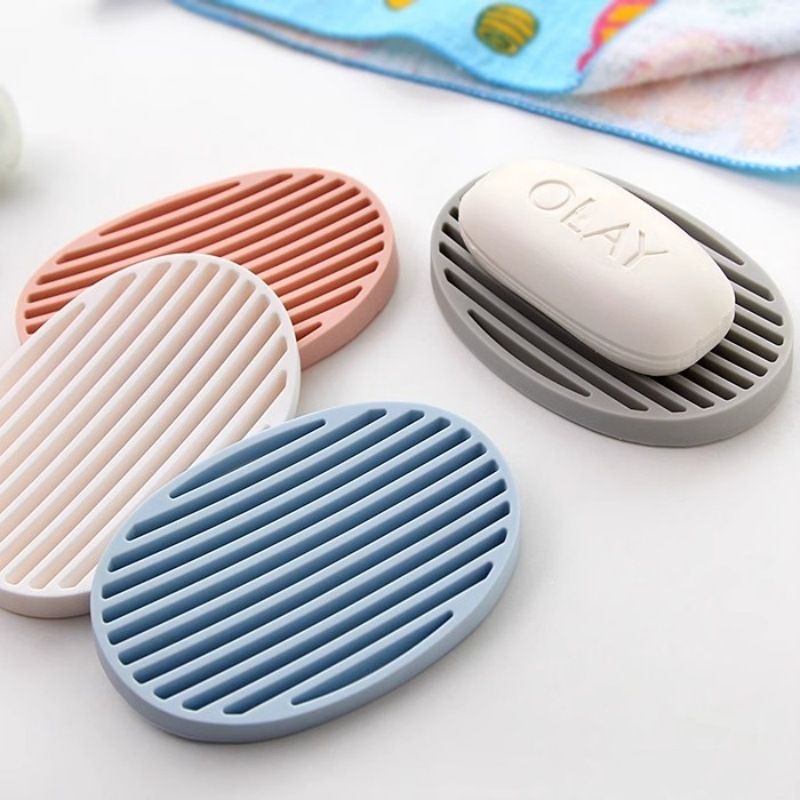 Silicone Soap Saver Pad – Non-Slip Silicone Soap Holder Tray – Blue - Image 3
