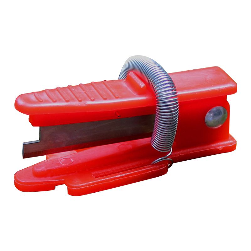 Spring Pruning Shears for Fruit Vegetable Picking, Detachable Blade Garden Harvest Cutter, Portable Plant Stem Cutting Tool-Red - Image 1