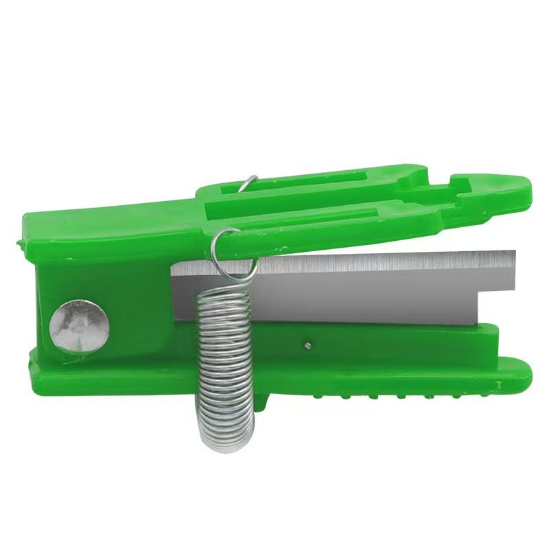 Spring Pruning Shears for Fruit Vegetable Picking, Detachable Blade Garden Harvest Cutter, Portable Plant Stem Cutting Tool-Green - Image 1