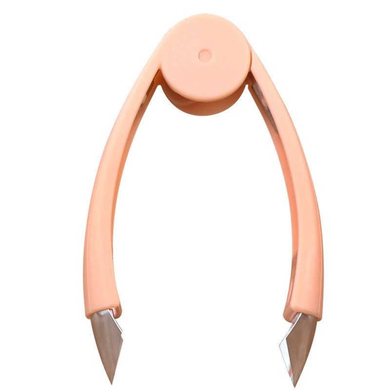 Stem Remover Tool for Strawberry, V Shape Fruit Huller Clip, Portable Berry Leaf Corer Picker for Kitchen-Orange - Image 1