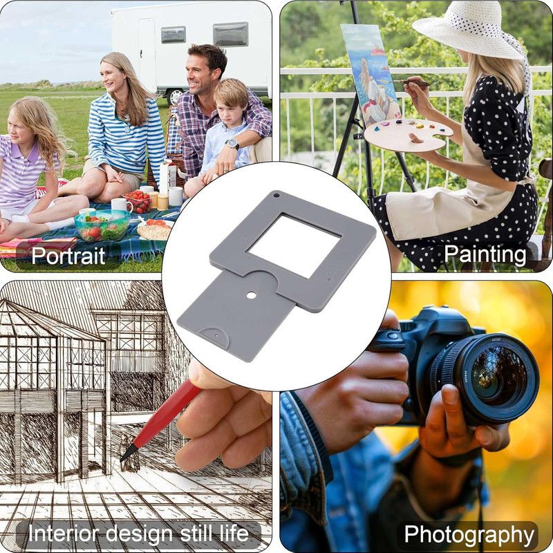 Portable Artist Viewfinder Frame Drawing Composition View Finder Tool for Sketch Painting Art Creation - Image 5