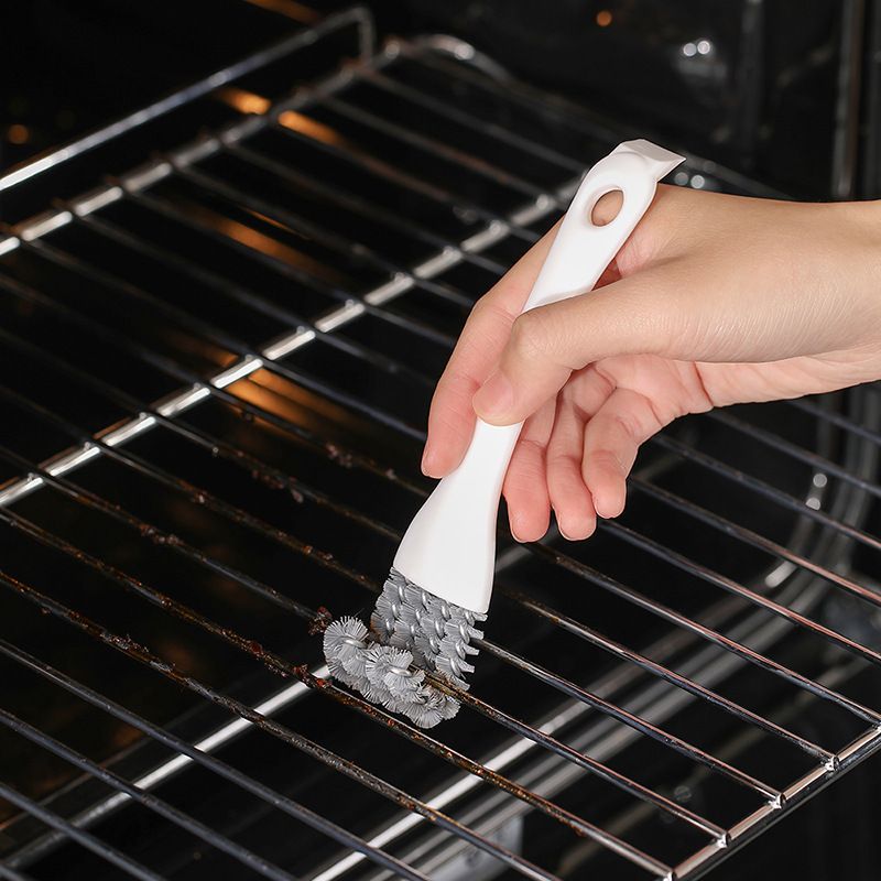Long Handle BBQ Grill Cleaning Brush Stiff Bristle Barbecue Grid Cleaner Scraper Tool for Outdoor Grill - Image 2