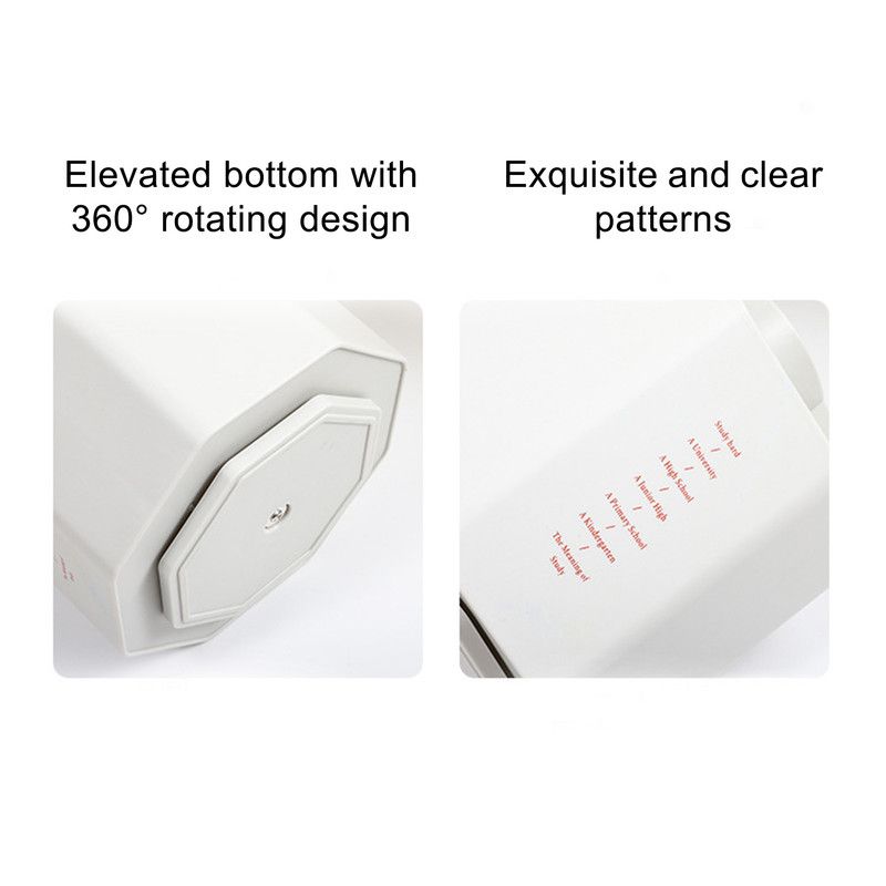 1pc 360 Rotating Plastic Desk Pen Organizer ， Dual-Purpose Art Supply Pencil Cup for Office, School, Home - Image 4