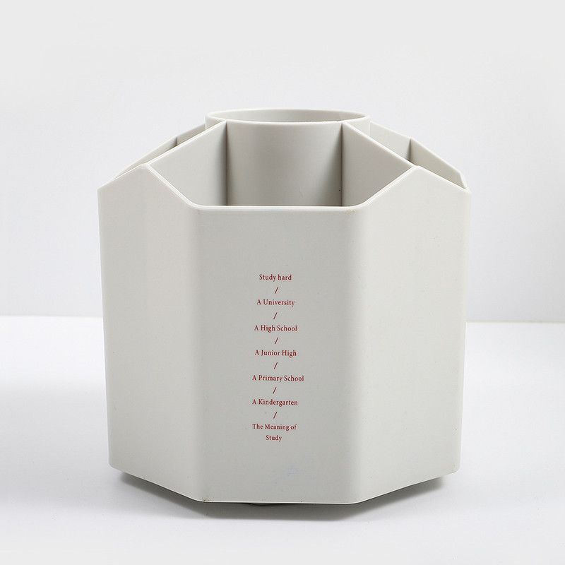1pc 360-Degree Spinning Organizers, Desktop Storage Stationery Supplies,  for Office, School, Art Supply, Kids - Image 4