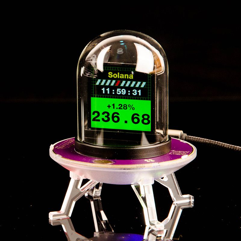 Multi-functional product with stock, exchange rate, clock, and weather display - Image 2