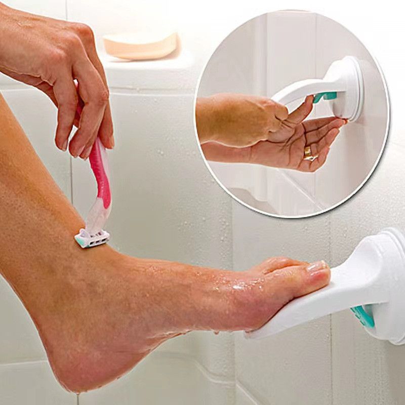 Shower Foot Rest with Suction Cups – Non-Slip Bathroom Pedal, Leg Shaving Aid for Shower - Image 1