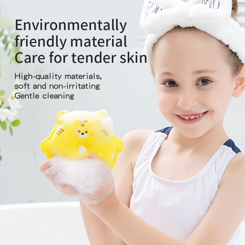 Children's bath cotton cartoon bath flower bath ball - Image 4
