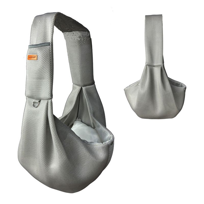 Breathable Pet Sling Carrier Summer Portable Crossbody Bag for Cat Dog - Image 1