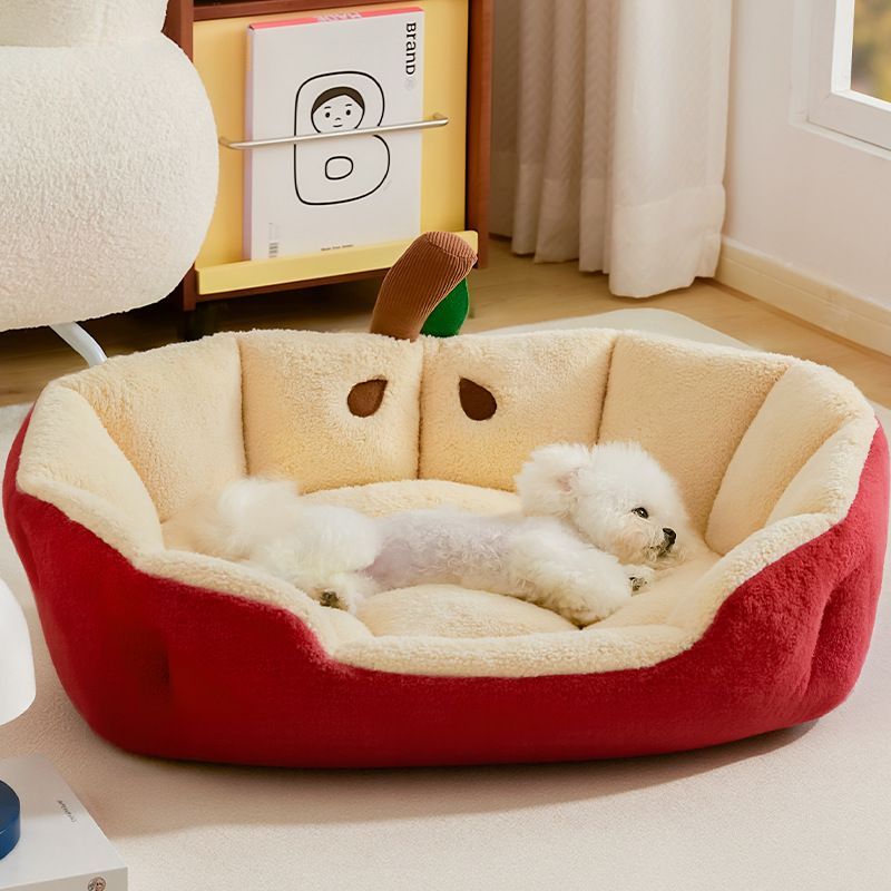 Four Seasons Universal Pet Bed, Soft Dog Cat Sofa Bed, Comfort Sleeping Nest for Teddy Bichon Small Dogs - Image 2