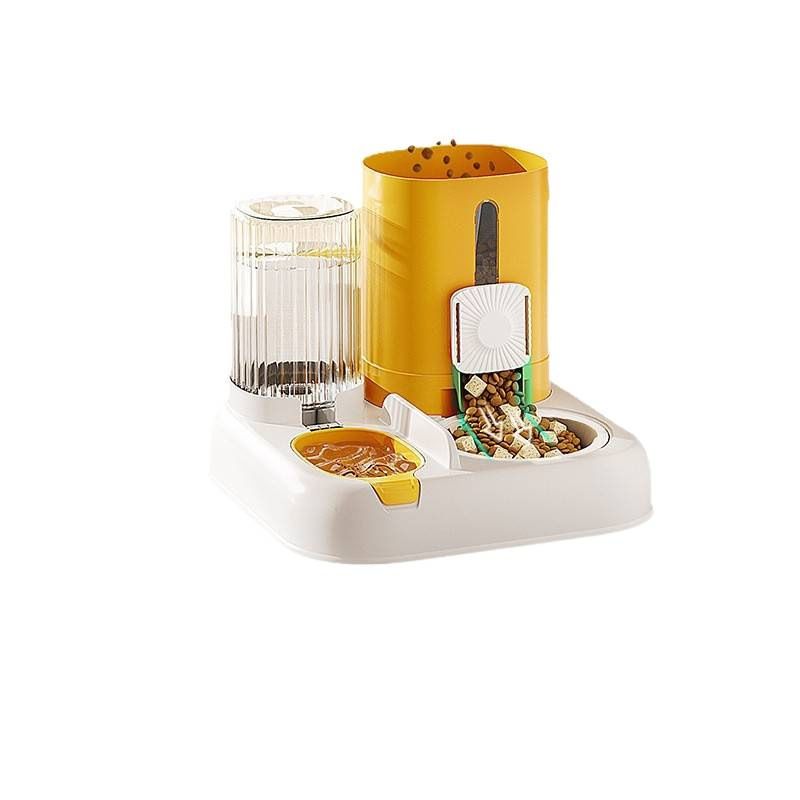 Ceramic Automatic Pet Feeder Double Water Bowl - Image 1